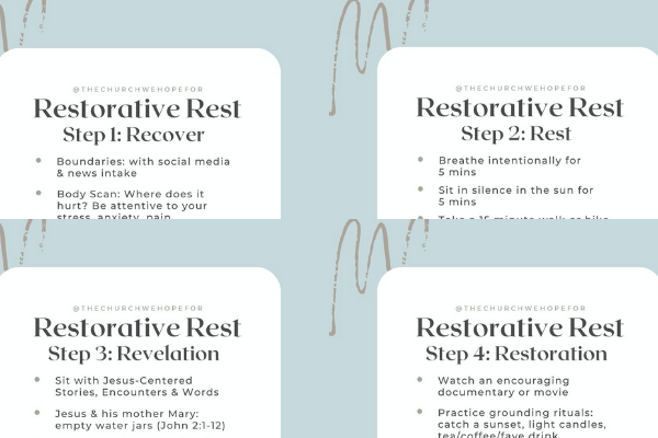 4 Steps to Restorative Rest