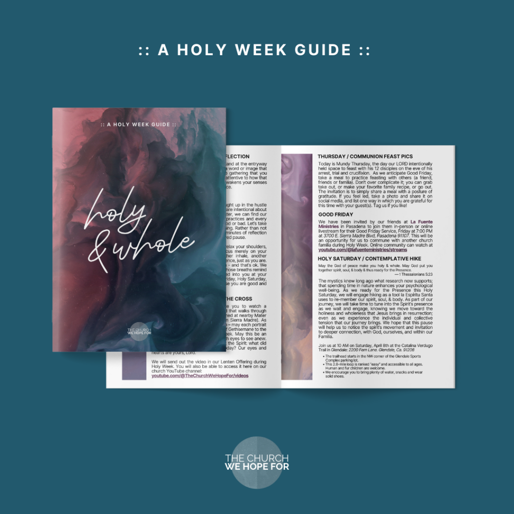 Holy & Whole - Holy Week Guide