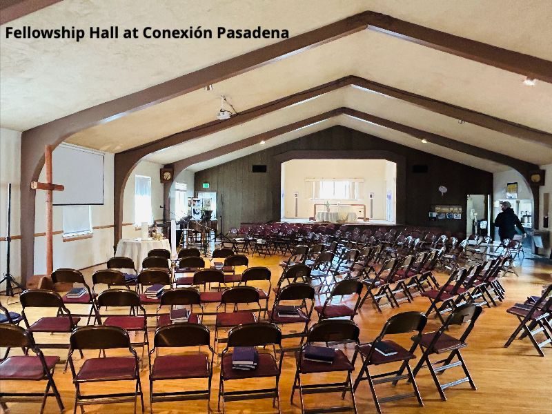 Fellowship hall at Conexión Pasadena